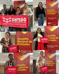 Em Brasília, SINTEGO participa de reunião do Conselho Nacional de Entidades da CNTE