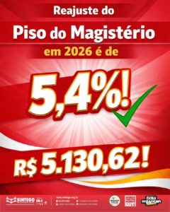Piso do Magistério tem novo reajuste anunciado pelo Governo Federal