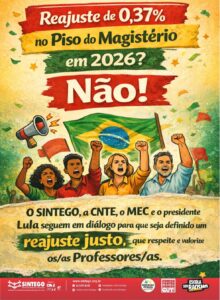 Reajuste de 0,37% no Piso do Magistério em 2026? Não!