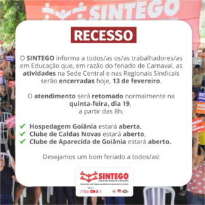 Confira aqui o nosso funcionamento no feriado de Carnaval