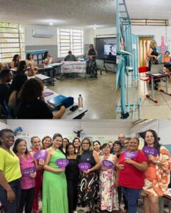 Secretaria da Mulher do SINTEGO realiza agenda em escolas de Goiânia durante mês de março