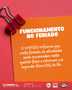 Funcionamento do SINTEGO