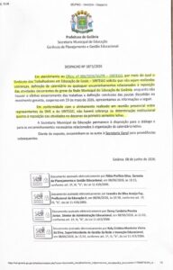 Atenção, trabalhadores/as da Rede Municipal de Educação de Goiânia!