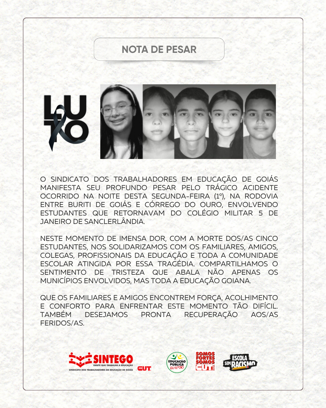 Nota de pesar